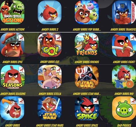 how many angry birds games are there.
